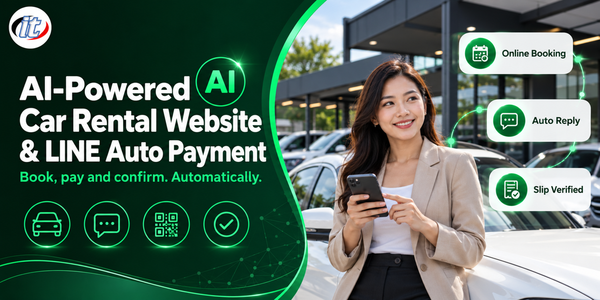 AI-Powered Car Rental Website & LINE Auto Payment