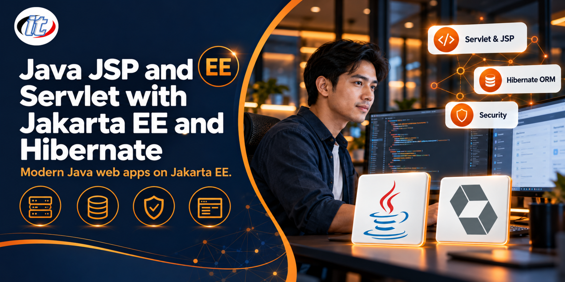 Java JSP and Servlet with Jakarta EE and Hibernate