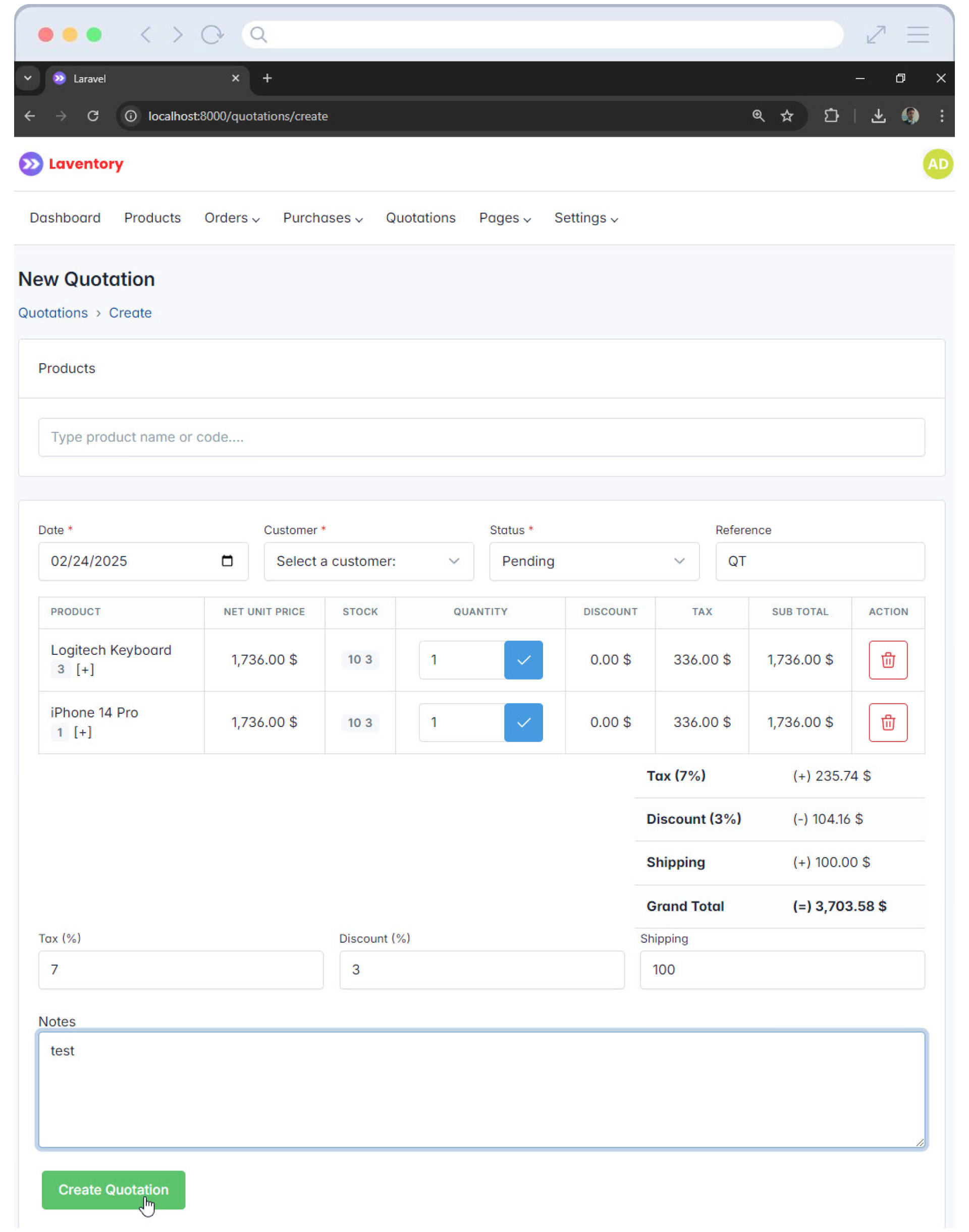 Workshop Full Stack Laravel 12 with Inertia.js 2 and React