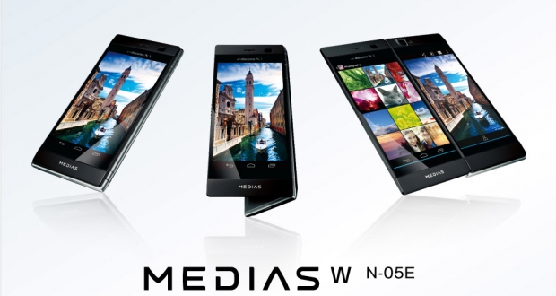 NEC สมาร์ทโฟนสองจอ Medias W N-05E