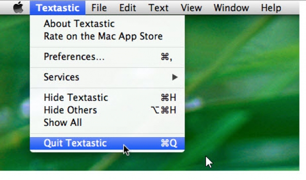 โปรแกรม Textastic ใน Mac