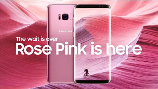 สายหวานจอไร้ขอบต้องจัด! Samsung Galaxy S8 สีชมพู Rose Pink