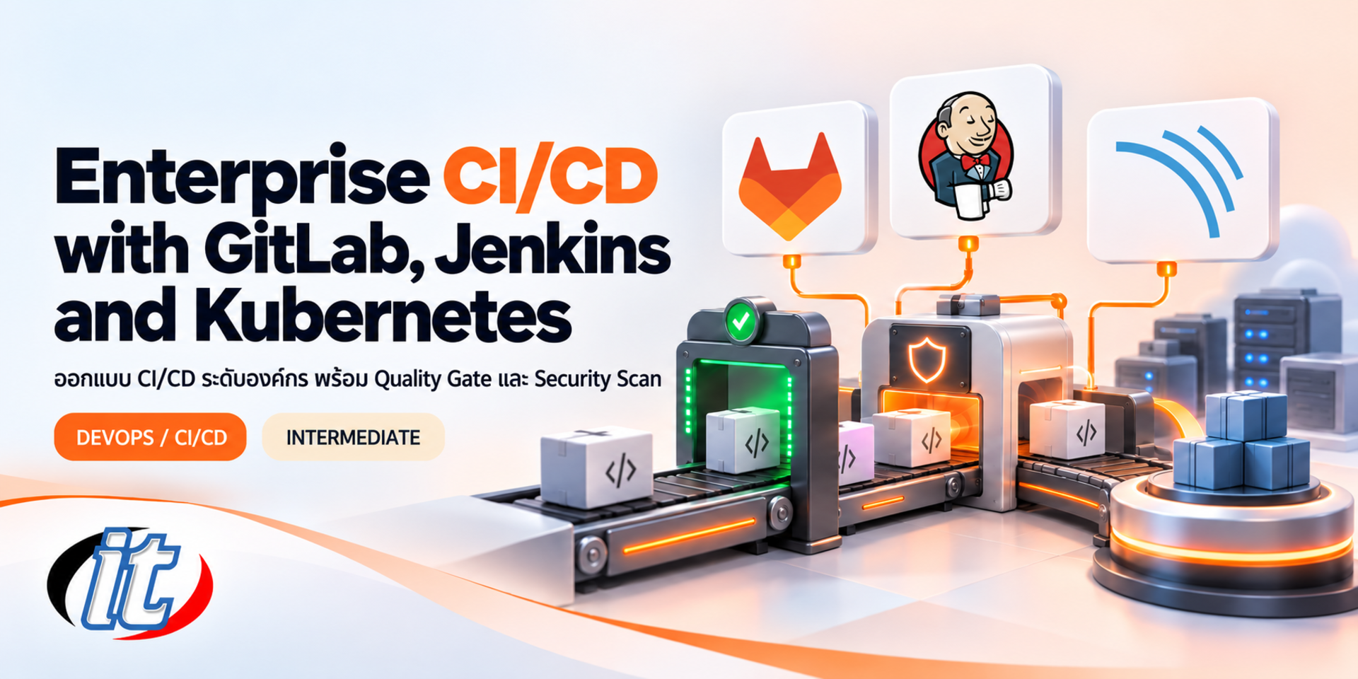 Enterprise CI/CD with GitLab, Jenkins and Kubernetes