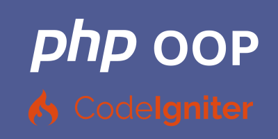 PHP OOP and CodeIgniter Framework